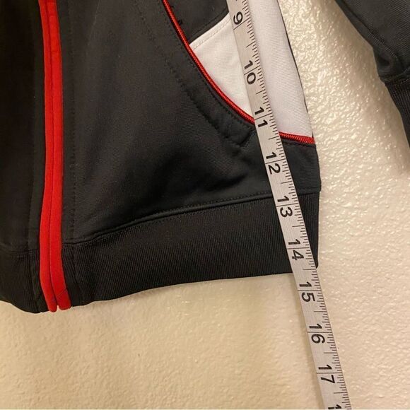 Nike Air JORDAN track full Zipper Jacket red black 2T - Picture 5 of 5